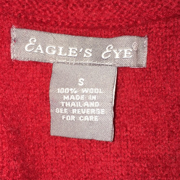 - Eagle’s eye boiled wool red structured coat - Picture 5 of 9